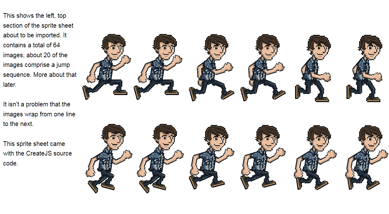 picture of sprite sheet about to be imported